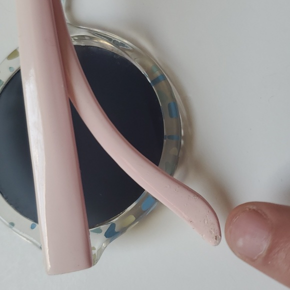 Little Girl Sprinkle Pastel Sunglasses-OS - Picture 7 of 8